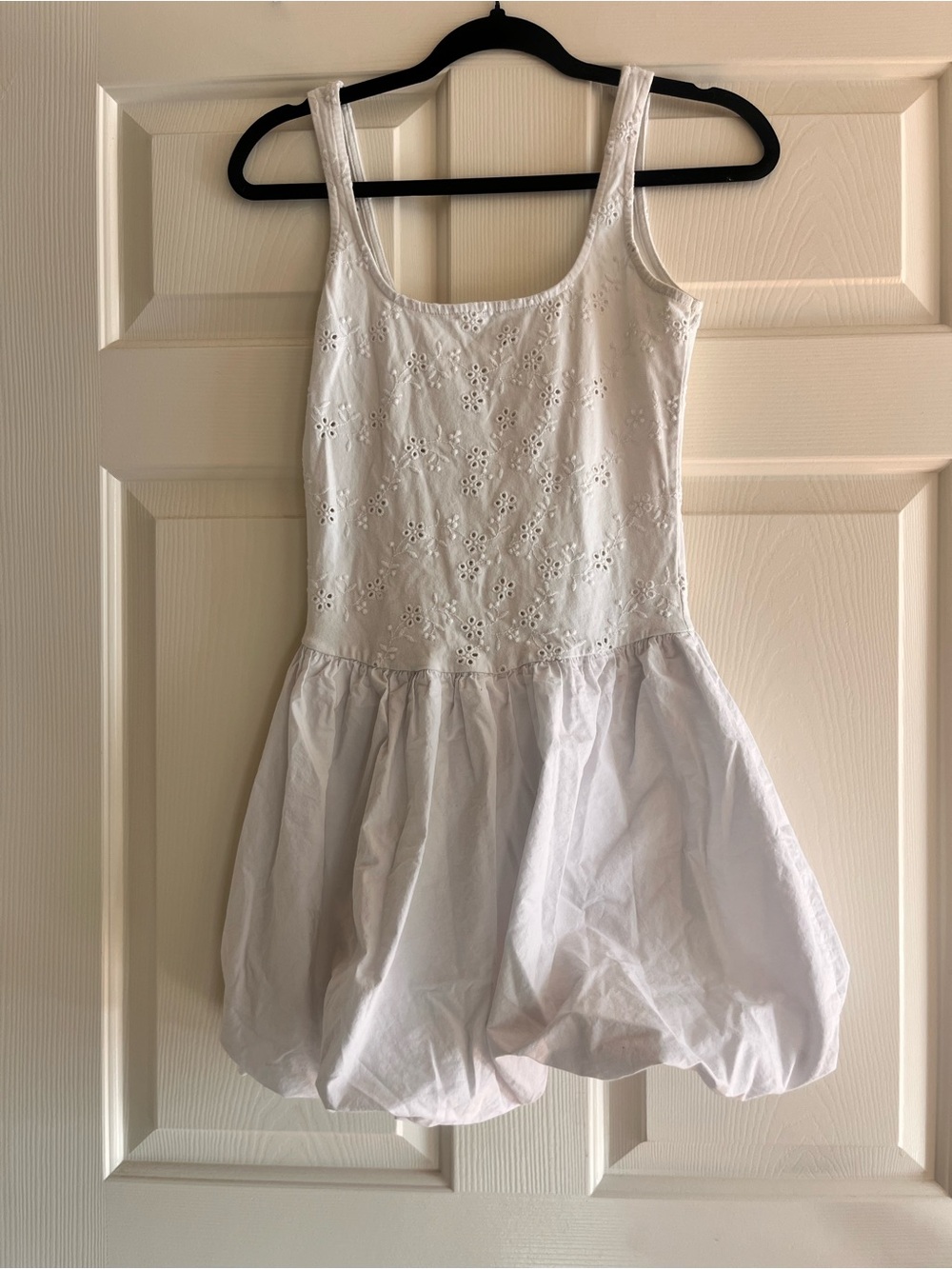Zara White Eyelet Mini Dress